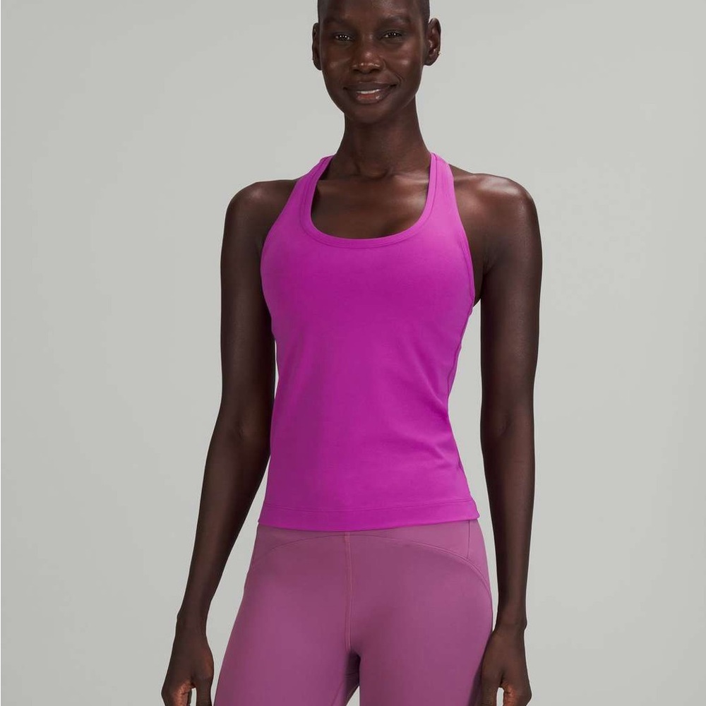 LULULEMON Cool Racerback Short - Vivid Plum Size 6